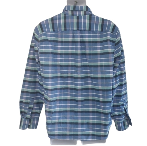 𝅺J.Crew Slim Plaid  Regular Preppy Heritage Business Flex oxford Shirt - Men's - Picture 4 of 8